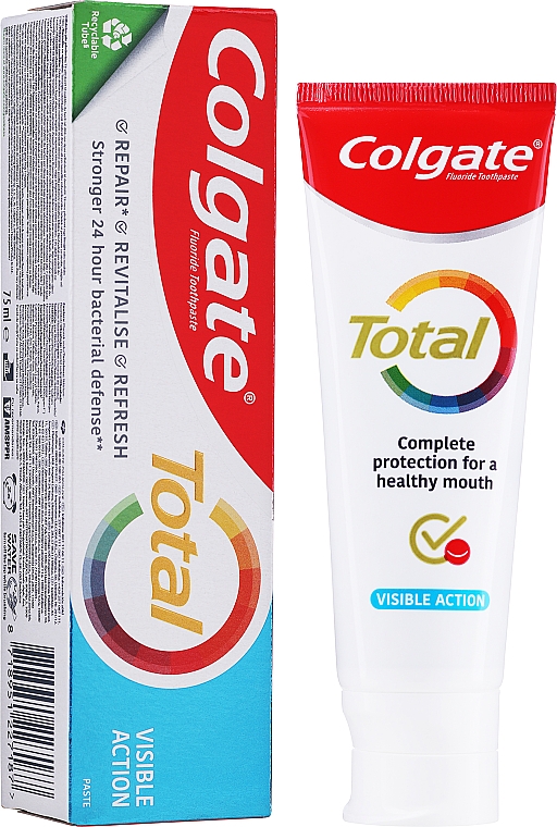 Зубна паста "Видимий ефект" - Colgate Total Visible Action Toothpaste — фото N2