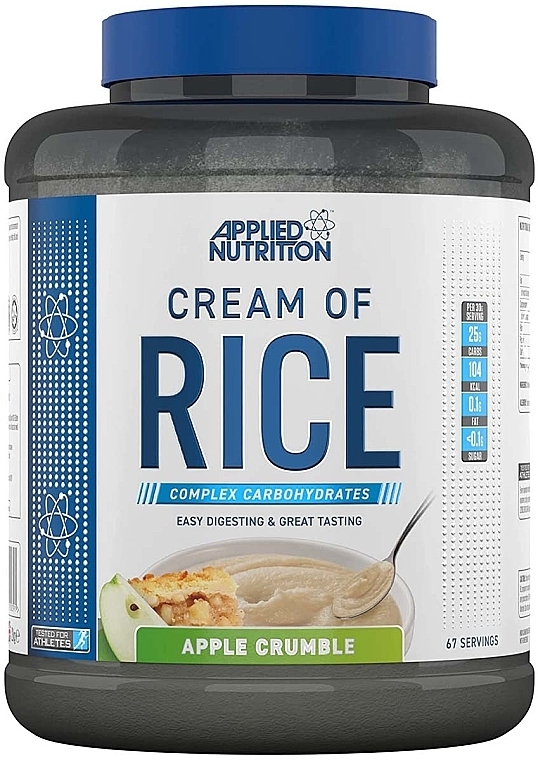 Крем-пудинг рисовый "Яблочный крамбл" - Applied Nutrition Cream Of Rice Apple Crumble — фото N1