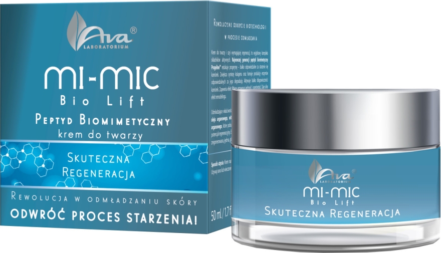 Крем для обличчя "Ефективна регенерація" - AVA Laboratorium Mi-Mic Bio Lift Cream — фото N1