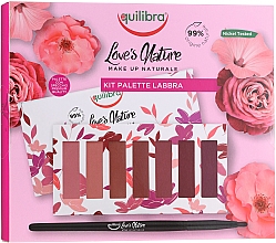 Парфумерія, косметика Equilibra Love’s Nature Lip Palette Kit - Equilibra Love’s Nature Lip Palette Kit