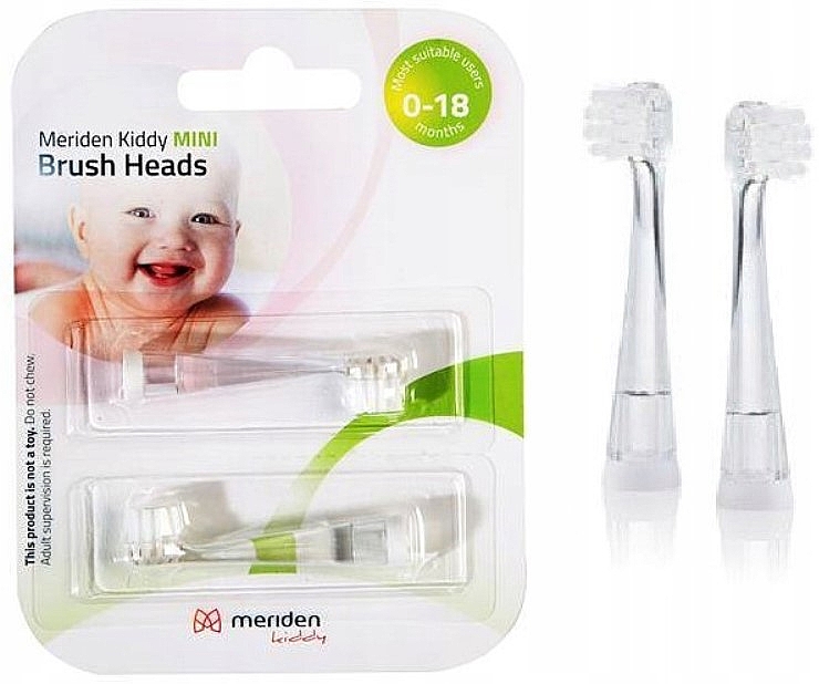 Насадки для звуковых зубных щеток для детей от 0 до 18 месяцев - Meriden Kiddy  — фото N1