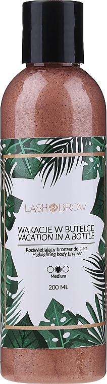 Бронзер для тіла - Lash Brow Body Bronzer (без помпи) — фото N5