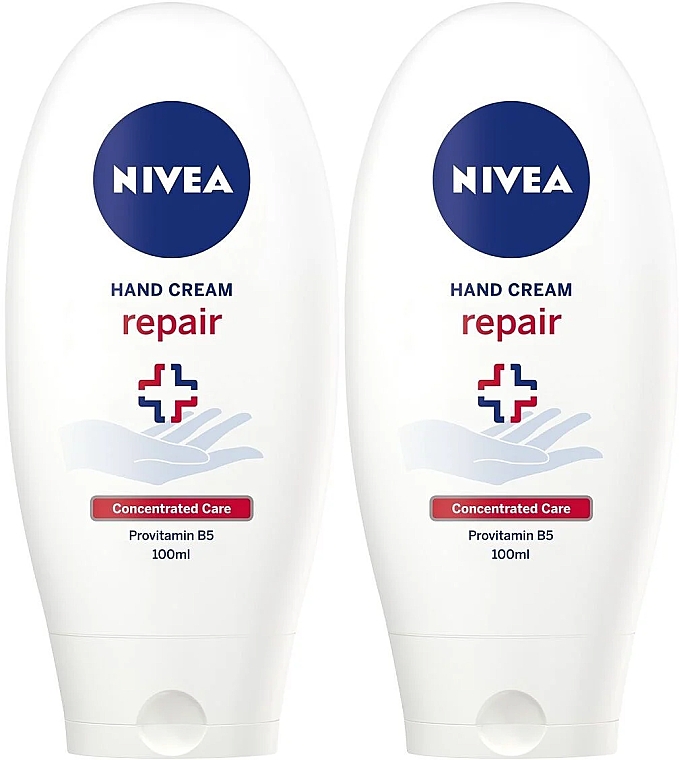 Набор - NIVEA Repair Care Hand Cream (hand/cr/2x100ml) — фото N1