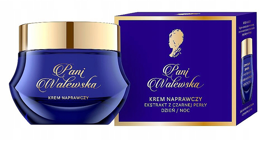Відновлювальний крем з екстрактом чорних перлів - Pani Walewska Classic