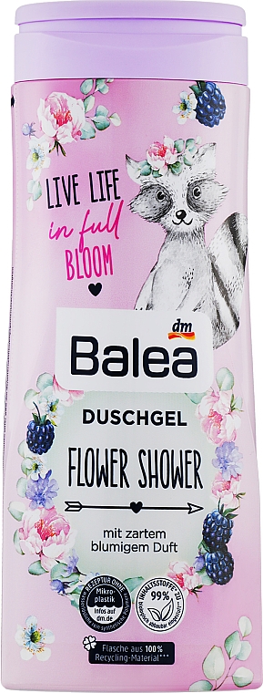 Гель для душа "Цветочный душ" - Balea Flower Shower Gel — фото N1