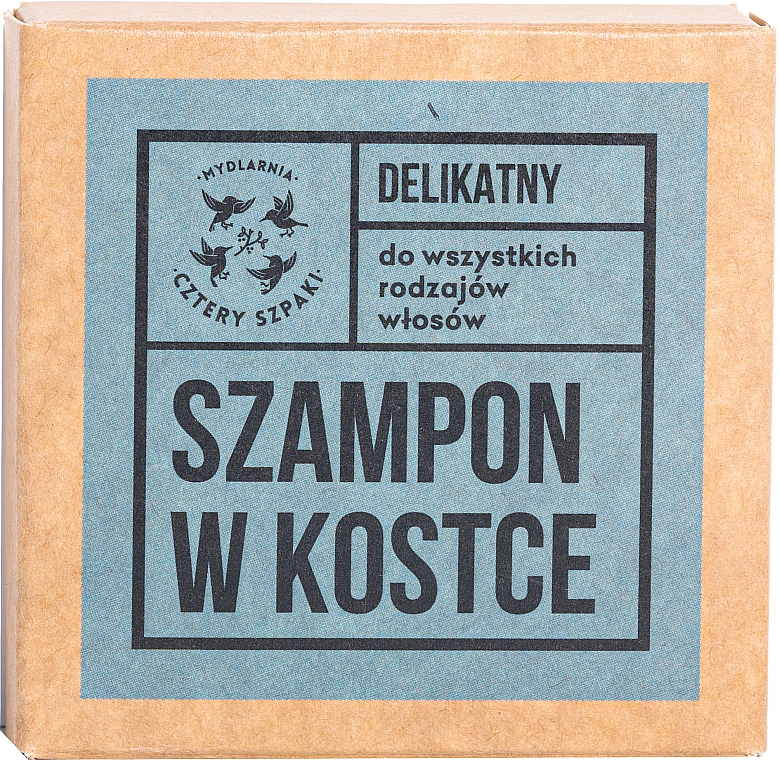 Твердий шампунь для волосся делікатний - Cztery Szpaki — фото N2