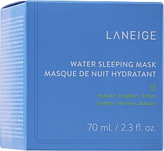 Водная гелевая маска для лица на ночь для всех типов кожи - Laneige Sleeping Care Water Sleeping Mask — фото N3