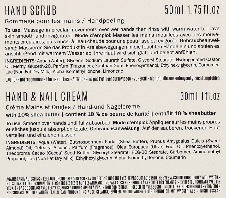 Набор - Scottish Fine Soaps Au Lait Hand Care Duo (scr/50ml + cr/30ml) — фото N4
