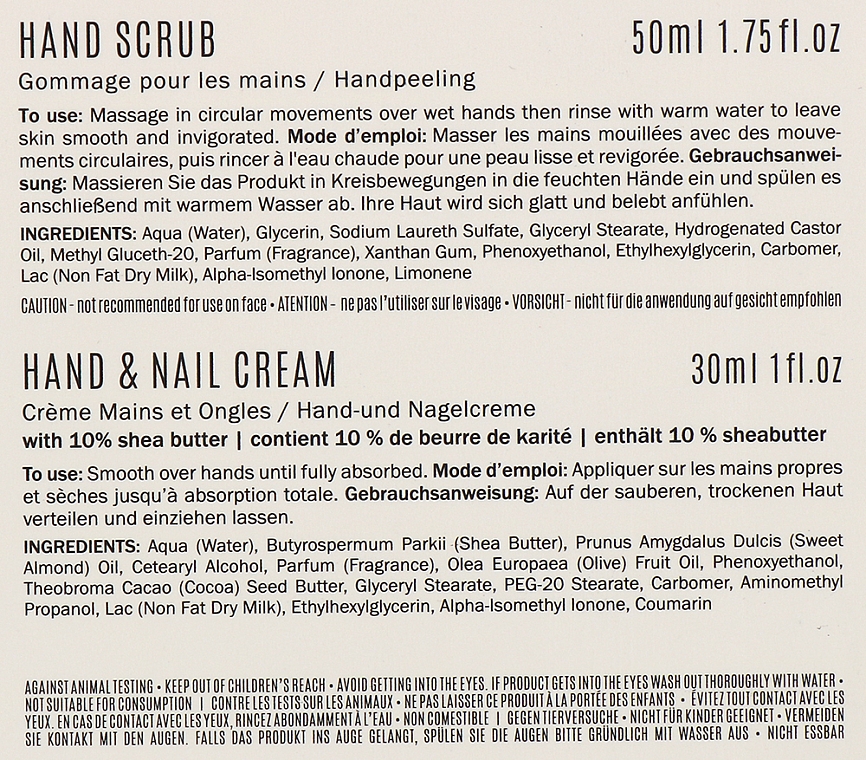 Набір - Scottish Fine Soaps Au Lait Hand Care Duo (scr/50ml + cr/30ml) — фото N4