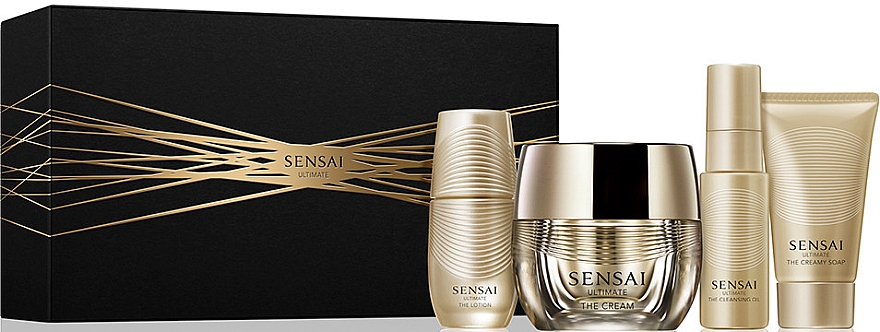 Набор - Sensai Ultimate (cream/40ml + lot/16ml + cl/oil/20ml + soap/20ml) — фото N1