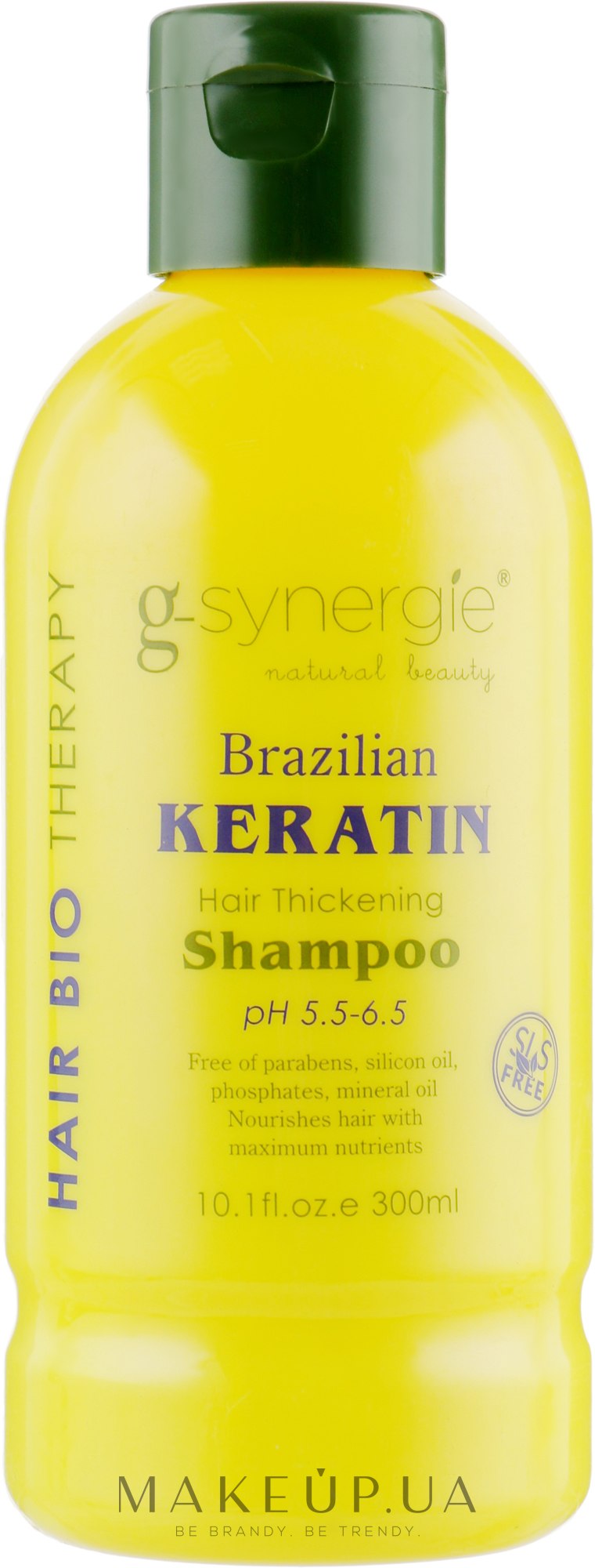 Шампунь для волос с кератином - G-synergie Brazilian Keratin Hair Shampoo — фото 300ml