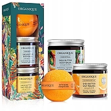 Духи, Парфюмерия, косметика Набор - Organique Orange Trio Set (b/balm/200ml + bath/bomb/170g + b/peel/200ml)