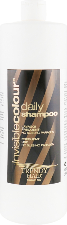 Щоденний шампунь для волосся - Trendy Hair Invisible Color Daily Shampoo — фото N1