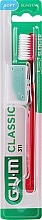 Зубная щетка "311", мягкая, красная - G.U.M Classic Toothbrush — фото N1