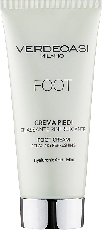 Розслаблювальний і освіжальний крем для ніг - Verdeoasi Foot Cream Relaxing Refreshing — фото N1