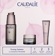Набор - Caudalie Resveratrol Lift Spring Set (ser/30ml + cream/15ml + eye/cream/5ml) — фото N1