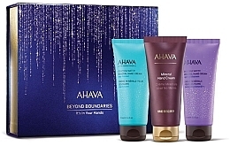 Парфумерія, косметика Набір - Ahava Holiday 2024 It’s In Your Hands (h/cr/3x40ml)