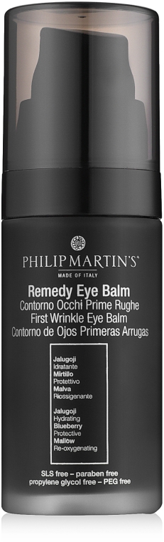 Бальзам проти появи перших зморшок під очима - Philip Martin's Remedy Eye Balm — фото N2