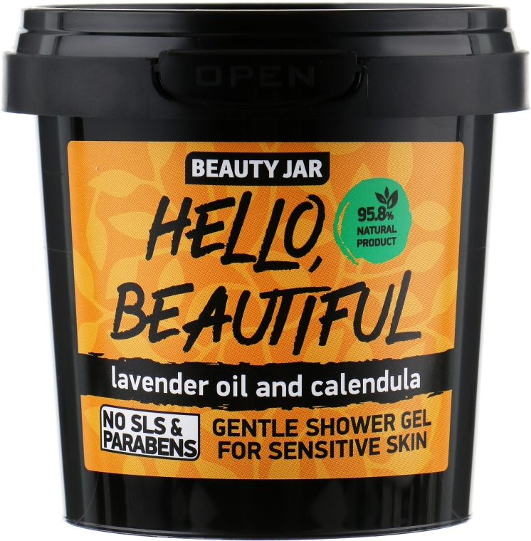 Гель для душа для чувствительной кожи "Hello, Beautiful" - Beauty Jar Gentle Shover Gel For Sensitive Skin — фото N1