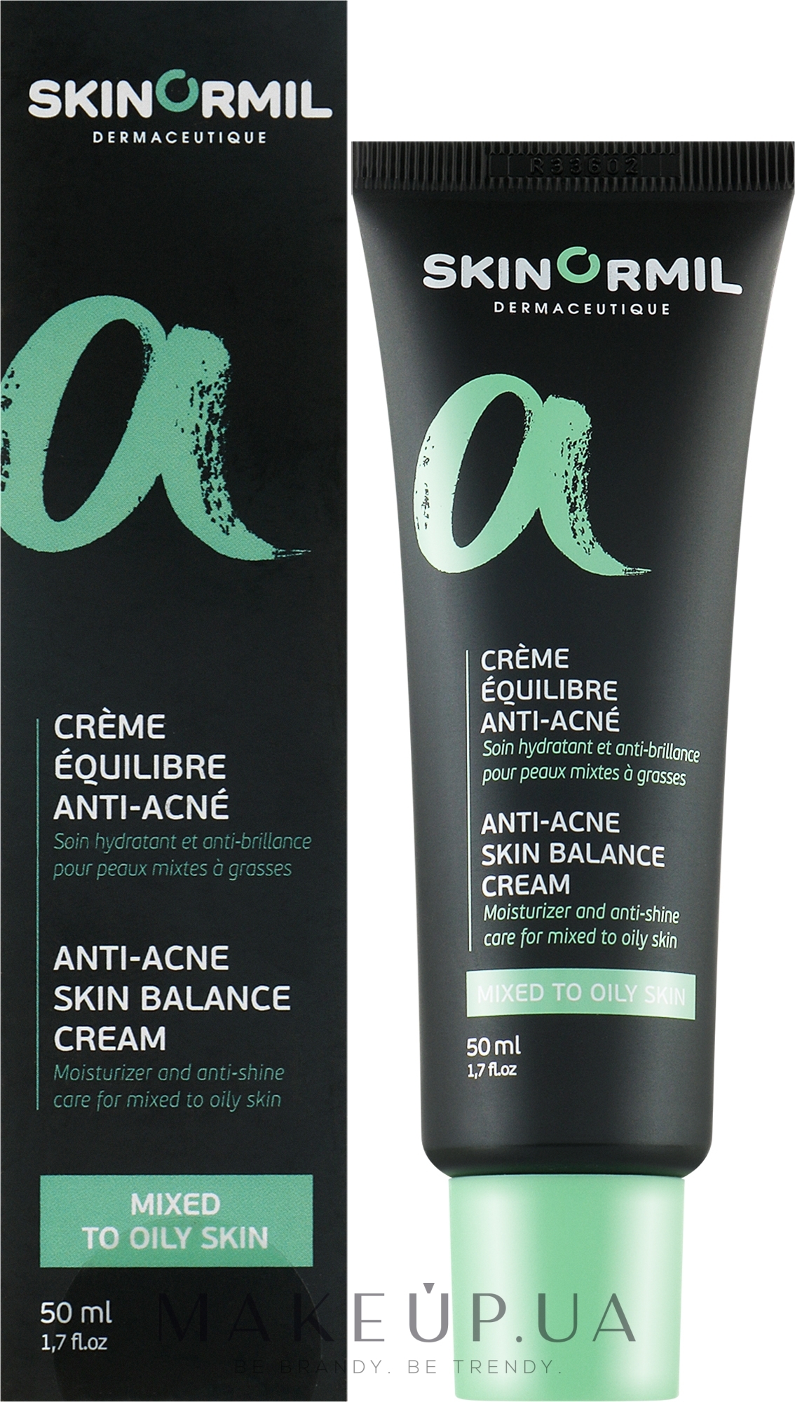 Крем-баланс для обличчя - Skinormil Anti-Acne Equilibre Cream — фото 50ml