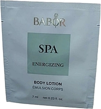 Духи, Парфюмерия, косметика Лосьон для тела - Babor Spa Energizing Body Lotion (пробник)