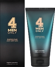 Энергетический шампунь-гель для душа - Inspira:cosmetics 4 Men Only Energizing Shampoo-Shower Gel — фото N2