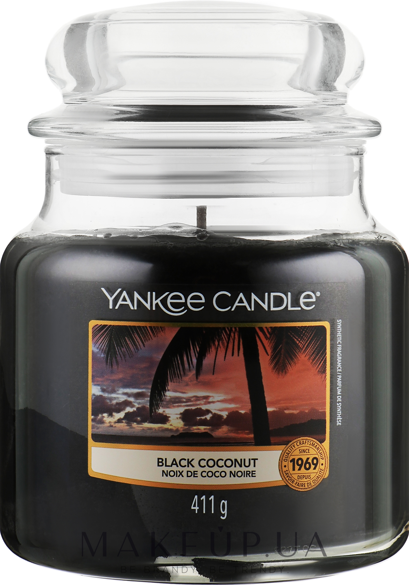 Ароматическая свеча "Черный кокос" - Yankee Candle Black Coconut — фото 411g