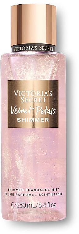 Парфумований спрей для тіла - Victoria's Secret Velvet Petals Shimmer Fragrance Mist — фото N1