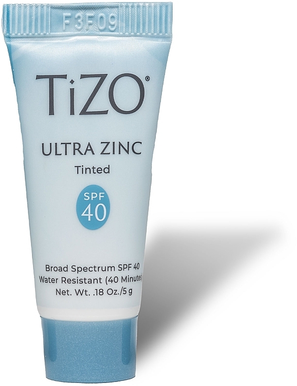 Крем для тела и лица минеральный, солнцезащитный c оттенком - TiZO Ultra Zinc Body & Face Tinted SPF 40 (мини) — фото N1