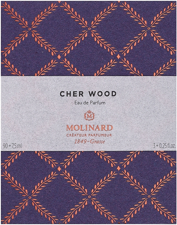 Molinard Cher Wood - Набор (edp/90ml + edp/7.5ml) — фото N2