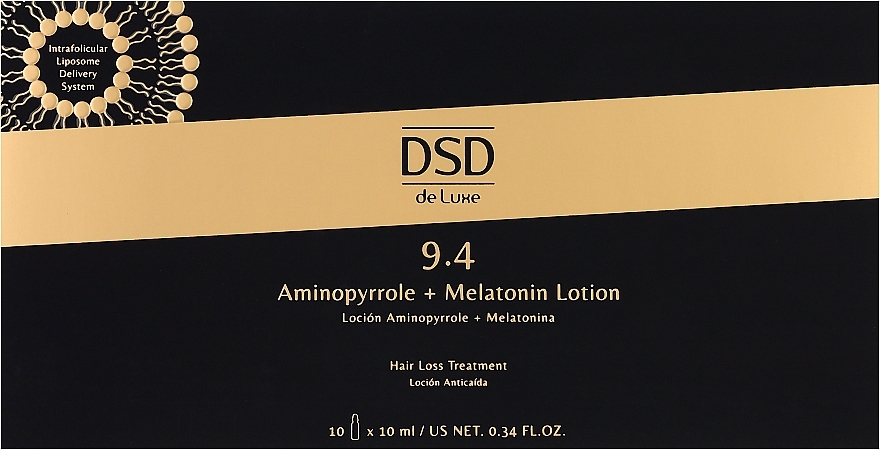 Лосьйон проти випадіння волосся - Simone DSD De Luxe 9.4 Aminopyrrole + Melatonin Lotion — фото N1