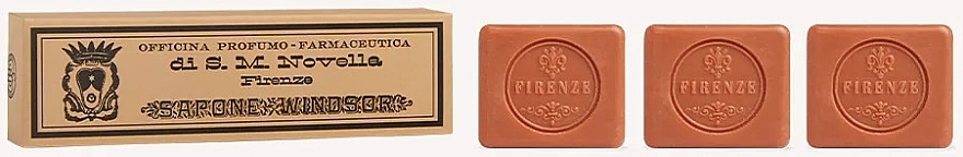 Набір - Santa Maria Novella Windsor Soap Box (soap/3x50g) — фото N2