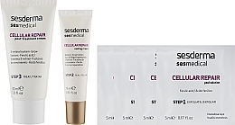 Домашній догляд проти фотостаріння - Sesderma Laboratories Sesmedical Cellular Repair (cr/15ml + cr/35ml + wipes/5x5ml) — фото N2