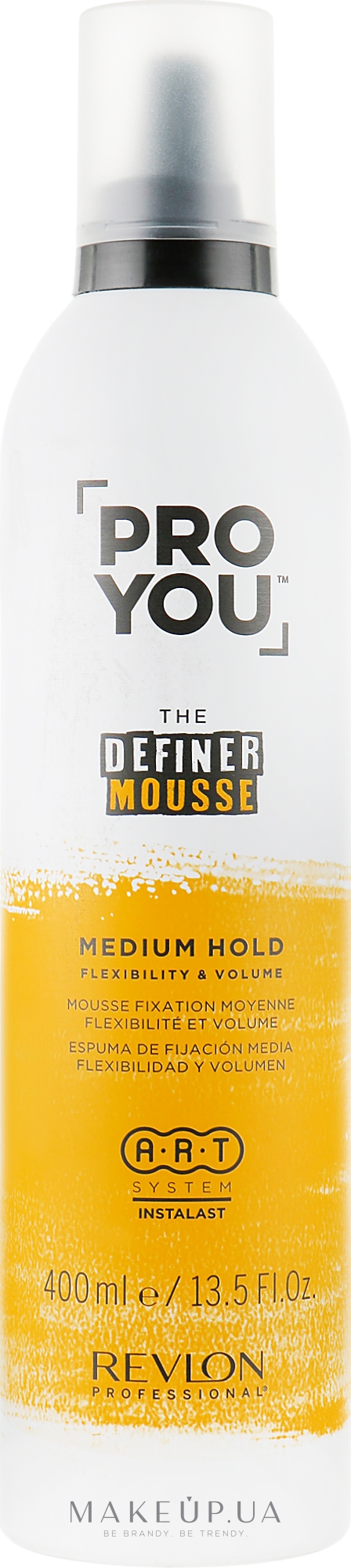 Мусс для волос средней фиксации - Revlon Professional Pro You The Definer Mousse Medium Hold — фото 400ml