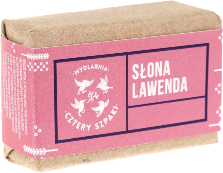 Натуральне мило з лавандою - Cztery Szpaki Salty Lavender Soap — фото N1