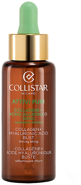 Концентрат-ліфтинг для грудей - Collistar Attivi Puri Collagene + Acido Ialuronico