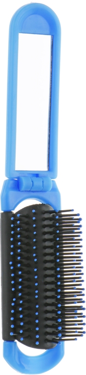 Расческа для волос с зеркальцем, CR-4003, голубая - Christian — фото N2