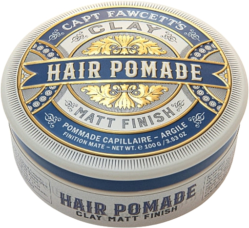 Помада для волосся з матовим фінішем - Captain Fawcett Hair Pomade Clay Matt Finish — фото N1