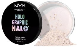 Духи, Парфюмерия, косметика Пудра для лица - NYX Professional Makeup Holo Graphic Halo Finishing Powder