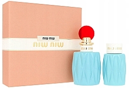 Духи, Парфюмерия, косметика Miu Miu Eau - Набор (edp/100ml + b/lot/100ml)