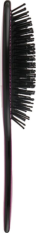 Массажная щетка для волос голографическая, CR-4285, розовая - Christian — фото N3