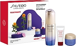 Парфумерія, косметика Набір - Shiseido Vital Perfection Eyecare Set (eye/cr/15ml + conc/5ml + cr/15ml)