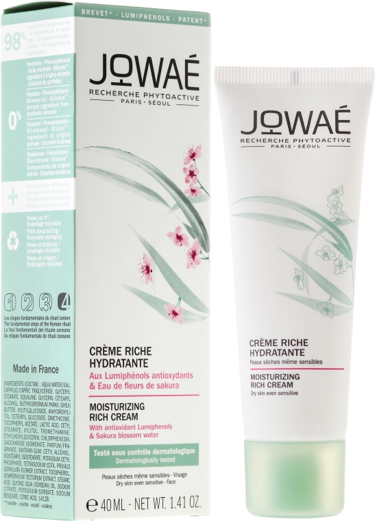 Зволожувальний крем для обличчя - Jowae Moisturizing Rich Cream — фото N1