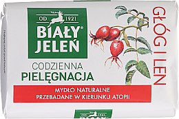 Гипоаллергенное мыло, экстракт боярышника - Bialy Jelen Hypoallergenic Soap Hawthorn — фото N2