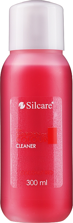 Обезжириватель для ногтей - Silcare The Garden of Colour Cleaner Coconut Red — фото N1