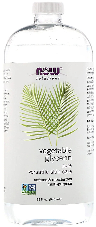 Рослинний гліцерин - Now Foods Solution Vegetable Glycerine — фото N3