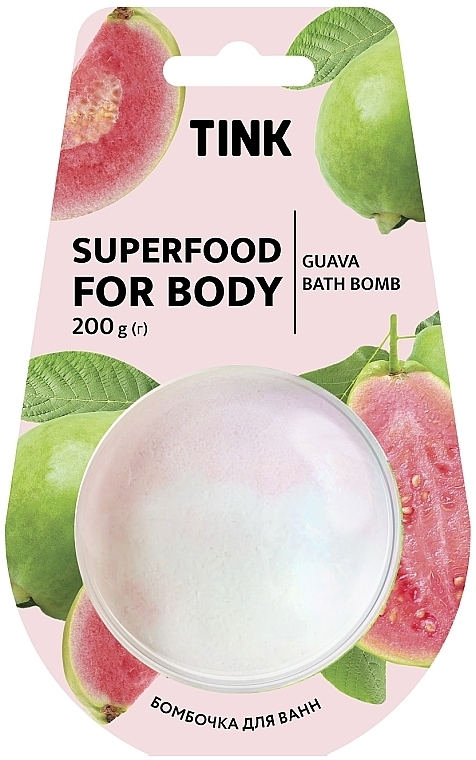 Бомбочка-гейзер для ванны "Папайя" - Tink Superfood For Body Papaya Bath Bomb