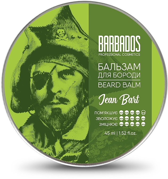 Бальзам для бороды - Barbados Pirates Beard Balm Jean Bart