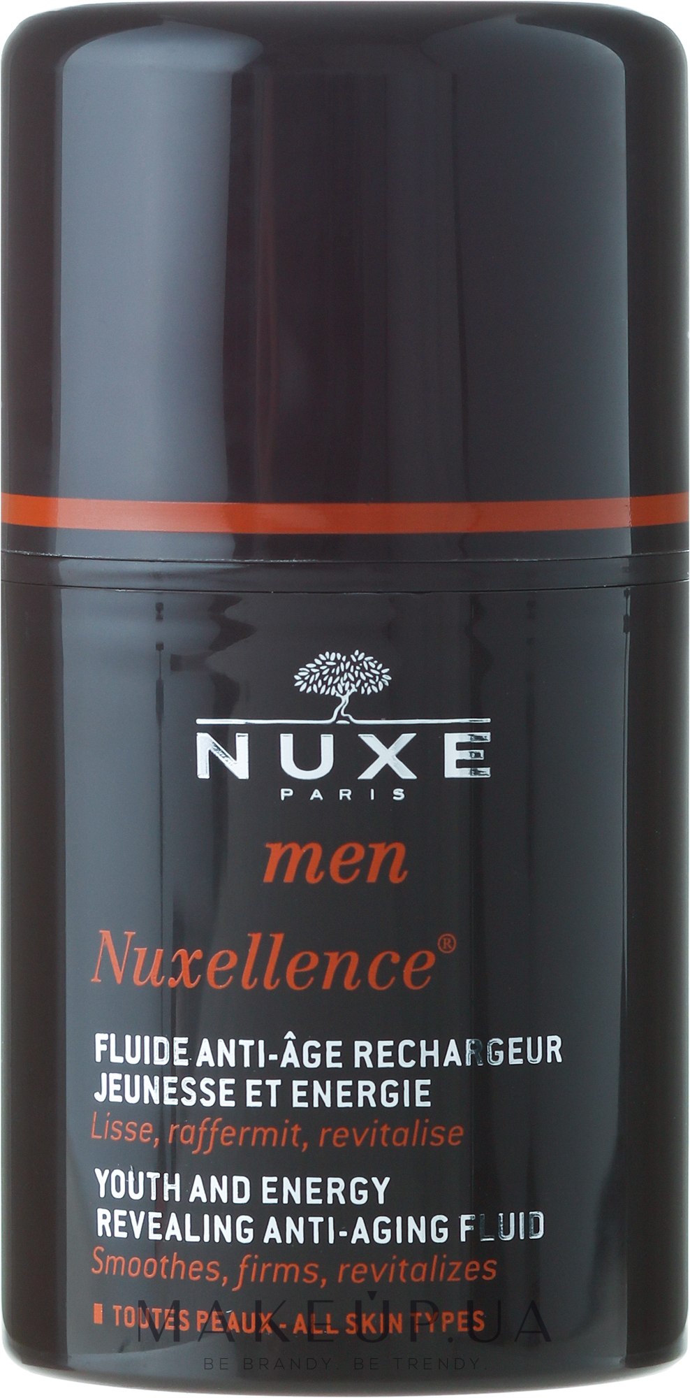 Антивозрастной флюид для мужчин - Nuxe Men Nuxellence Youth and Energy Revealing Anti-Aging Fluid — фото 50ml