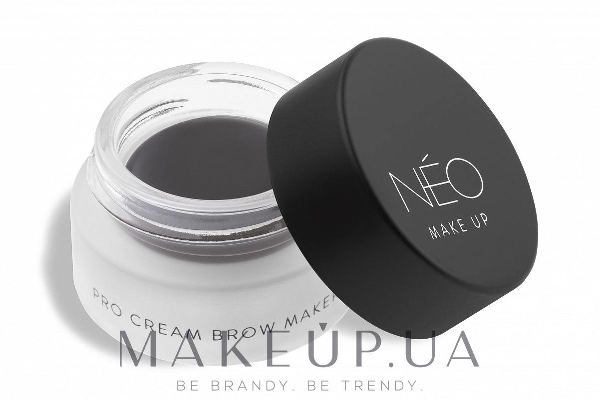 Крем для бровей - NEO Make Up Pro Cream Brow Maker — фото Чёрный